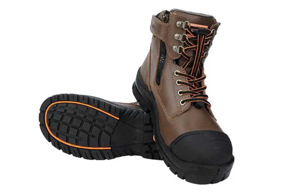 GRASBERG 6” Zip-sided Mining Boot with Scuff Cap